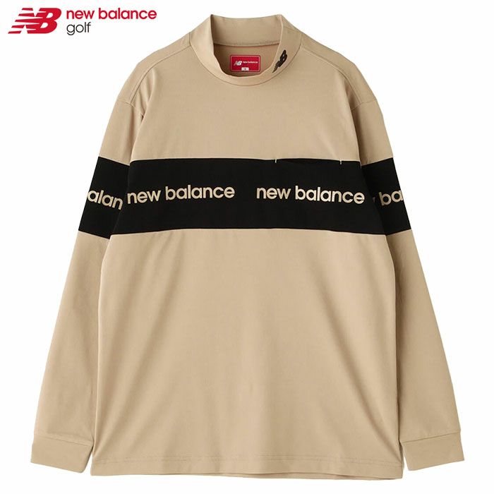 ニューバランスストレッチUV長袖モックネックプルオーバー012-4267003ゴルフウェアnewbalance2024秋冬モデル日本正規品