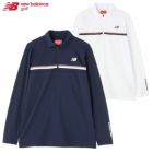ニューバランスストレッチUV長袖ハーフジップカラーシャツ012-4269005メンズゴルフウェアnewbalance2024秋冬モデル日本正規品