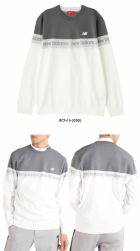ニューバランスクルーネックニットプルオーバー012-4270001メンズゴルフウェアnewbalance2024秋冬モデル日本正規品
