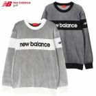 ニューバランス吸湿発熱ストレッチクルーネックニットプルオーバー012-4270003メンズゴルフウェアnewbalance2024秋冬モデル日本正規品