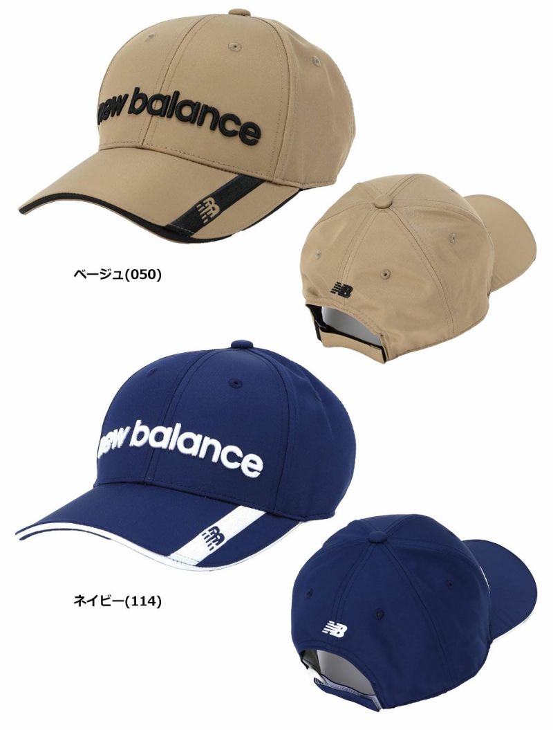 ニューバランスツイル6パネルキャップ012-4987007メンズ帽子ゴルフnewbalance2024秋冬モデル日本正規品