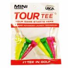 TOURTEETourTeeMININEONSネオンカラー6本入りT-491ツアーティーミニゴルフティーラウンド用品