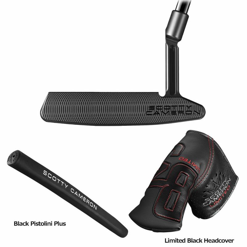 レフティー】ゴルフ パター スコッティキャメロン B3 Triple Black Design Limited Newport 2 ニューポート2  メンズ 左用 34インチ SCOTTY CAMERON 2024年モデル USA直輸入品 | ジーパーズ公式オンラインショップ（JYPER'S）