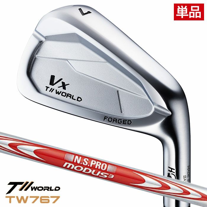 本間ゴルフT//WORLDTWVxアイアン単品(#5,AW)メンズ右用N.S.PROMODUS3TOUR115スチールシャフトHONMA2024年モデル日本正規品