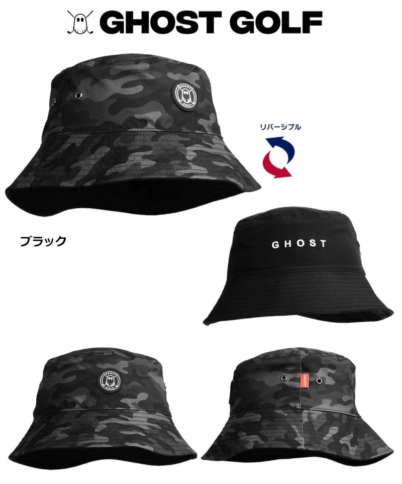 GHOSTBUCKETHATCAMOメンズゴルフハット帽子バケットハットゴースト2024年モデルUSA直輸入品