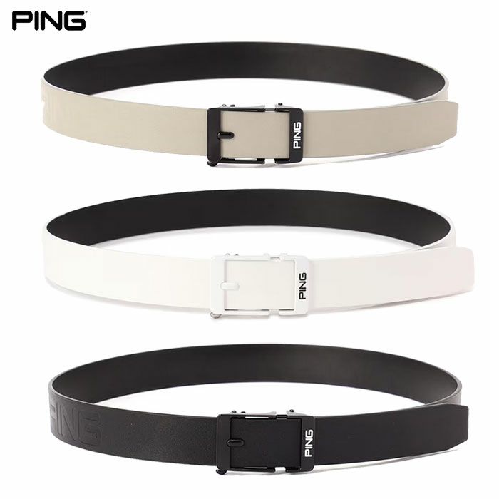 ピンPINGエンボスフリーアジャスタベルト621-4182107メンズ2024春夏モデル日本正規品