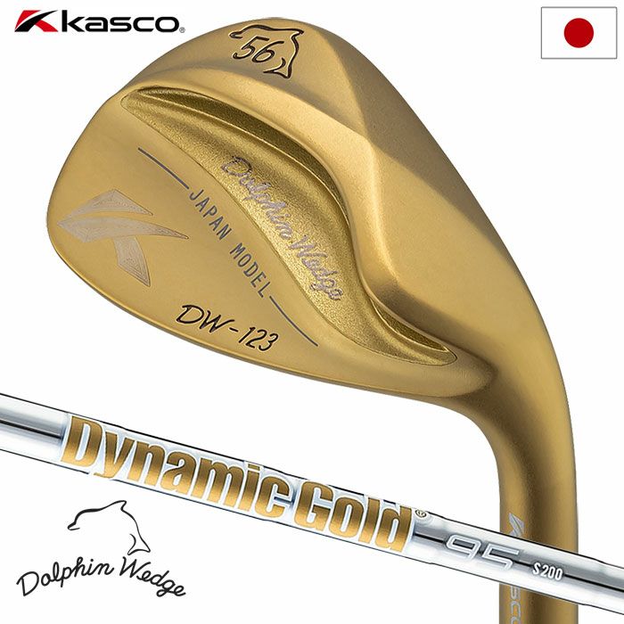 キャスコDOLPHINWEDGEDW-123Goldストレートネックウェッジメンズ右用DynamicGold95ゴルフクラブ2024年モデル日本正規品