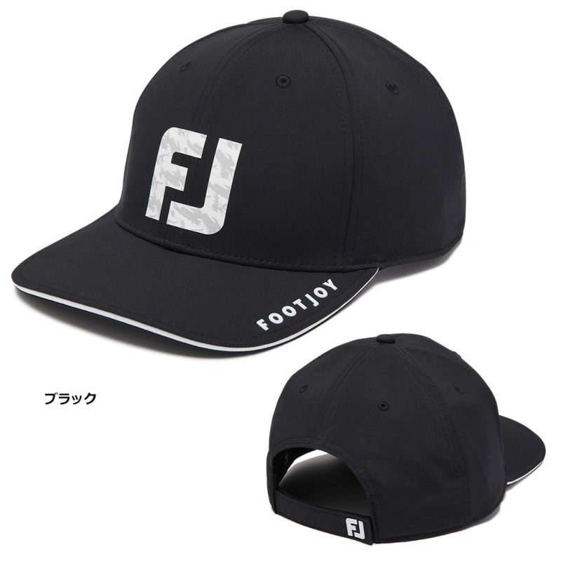 フットジョイMEN'SグラフィックロゴキャップFH24ABSCメンズFOOTJOYゴルフ帽子2024秋冬モデル日本正規品