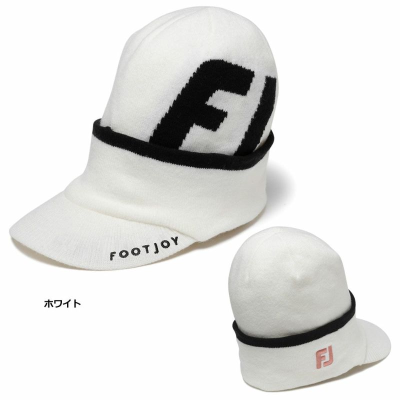 フットジョイMEN'SビッグロゴブリムビーニーFH24BBRメンズFOOTJOYゴルフ帽子2024秋冬モデル日本正規品