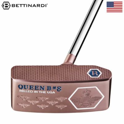 ベティナルディ Queen B 8 Center Putter パター メンズ 右用 33インチ 34インチ Standard グリップ USA直輸入品 BETTINARDI GOLF 2025年モデル ゴルフクラブ