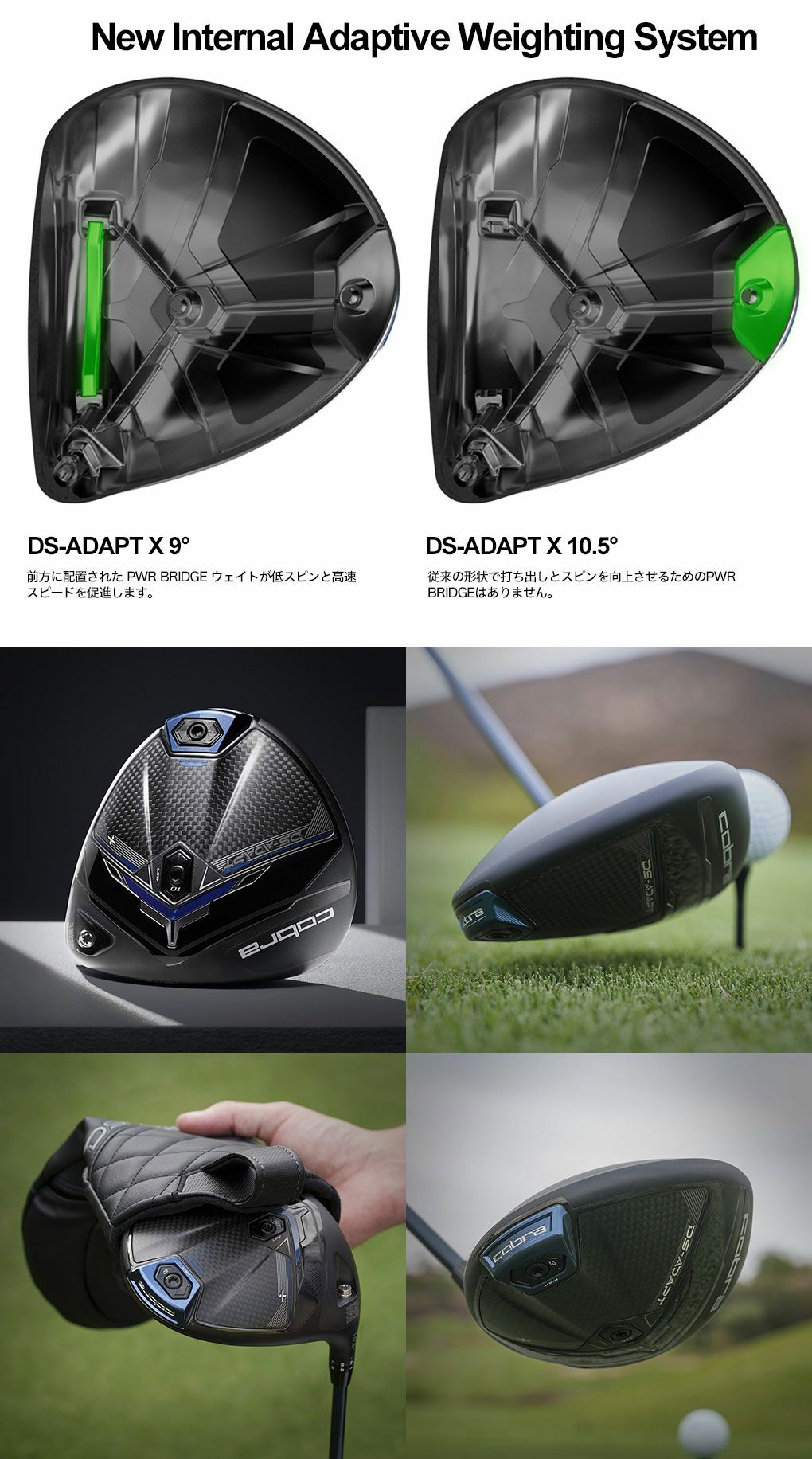 コブラ ドライバー ヘッドのみ かき鳴らさ ダークスピード X 10.5 
