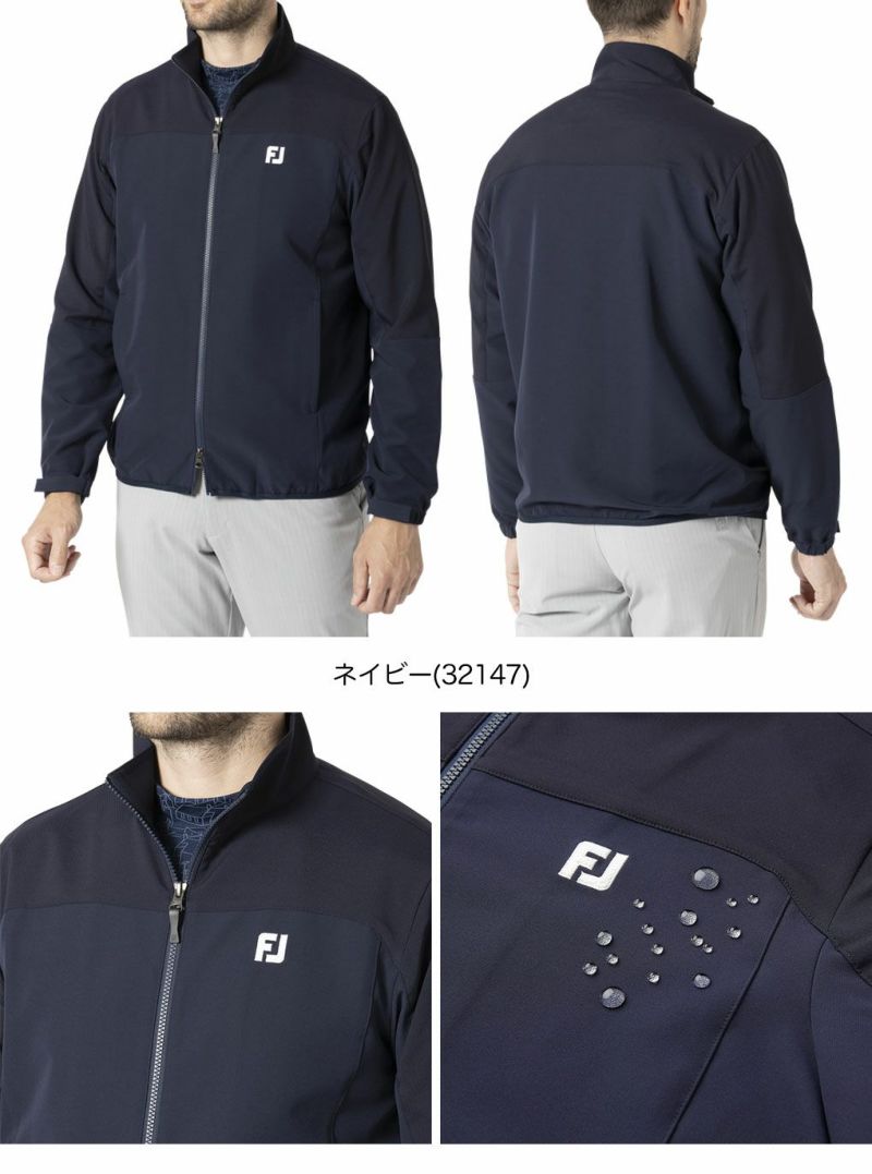 フットジョイMEN'STWINSOF撥水長袖フルジップウィンドジャケットFJ-F24-O11ゴルフウェアゴルフFOOTJOY2024秋冬モデル日本正規品