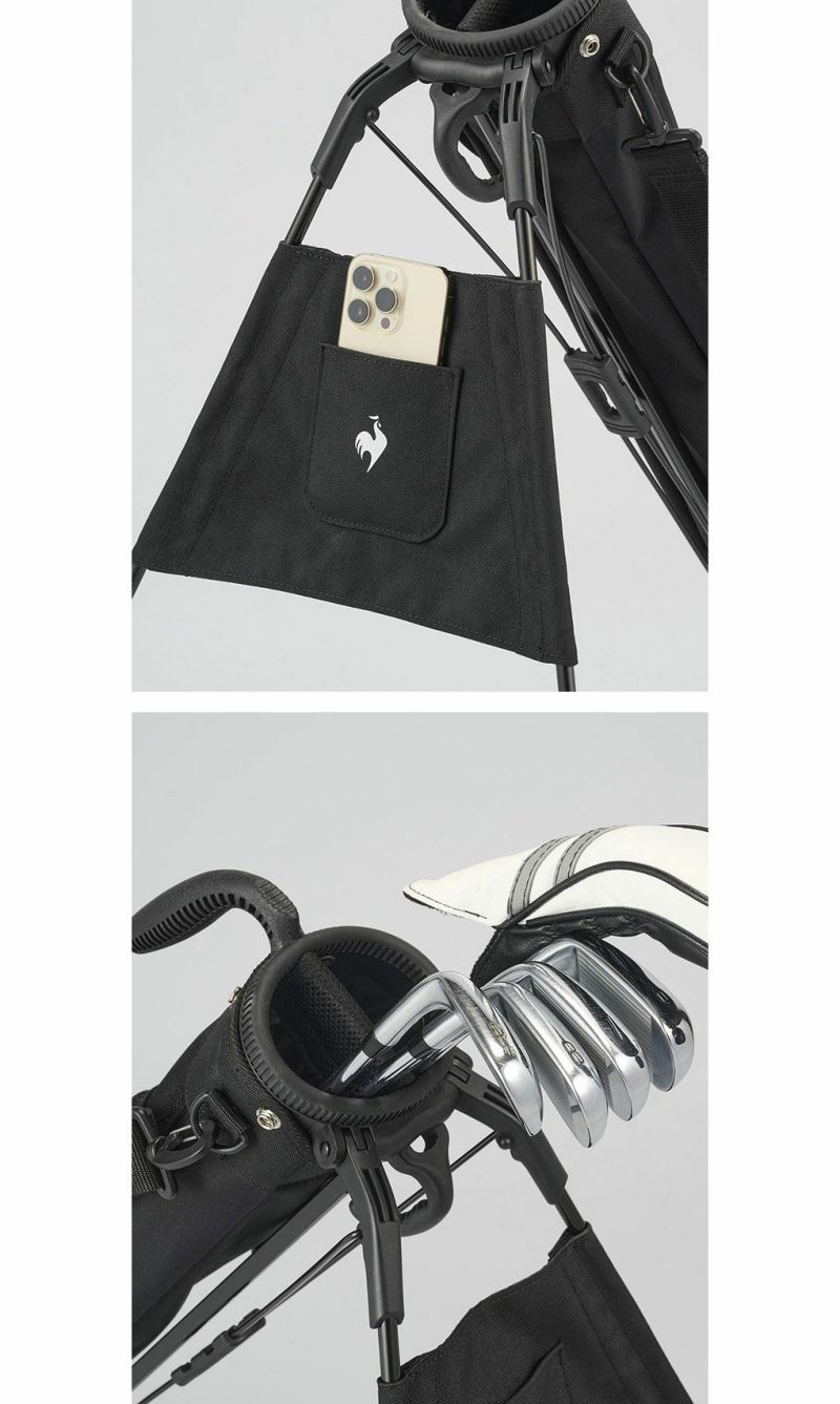 ルコックスポルティフスマホセルフィー機能付きセルフスタンドクラブケース5~6本用LG5SCB90Mゴルフlecoqsportifgolf2024年モデル日本正規品