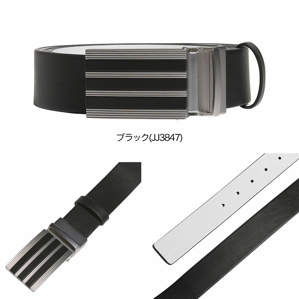 アディダスリバーシブルスリーストライプスツアーベルトKVI45メンズゴルフウェア2025春夏モデルadidas日本正規品