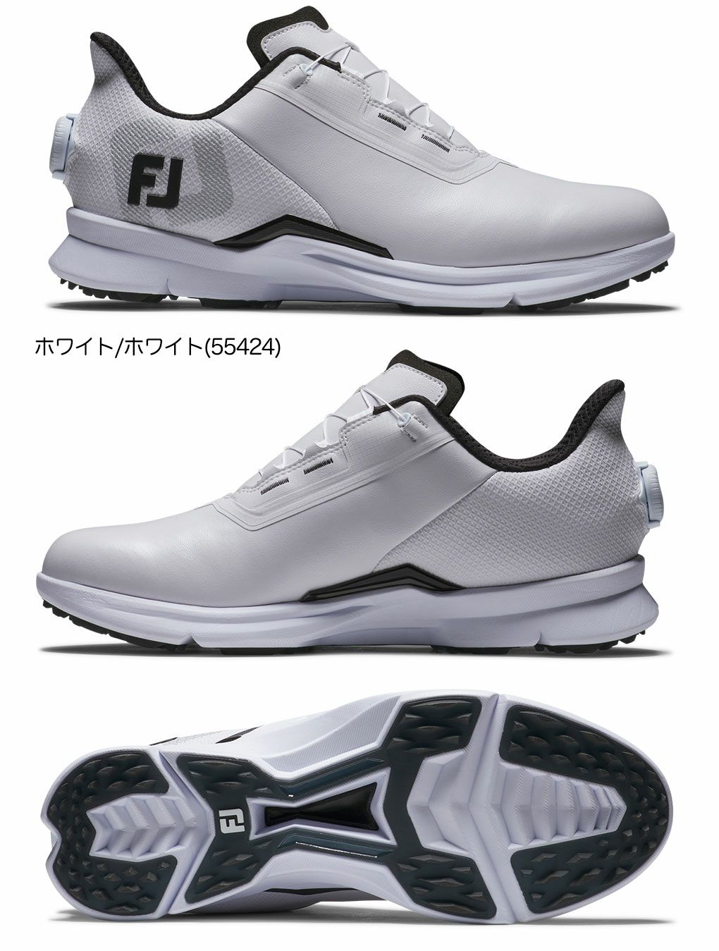 フットジョイMEN'SFJフューエルBOAゴルフシューズスパイクレスメンズ55424靴FOOTJOY2025年モデル日本正規品