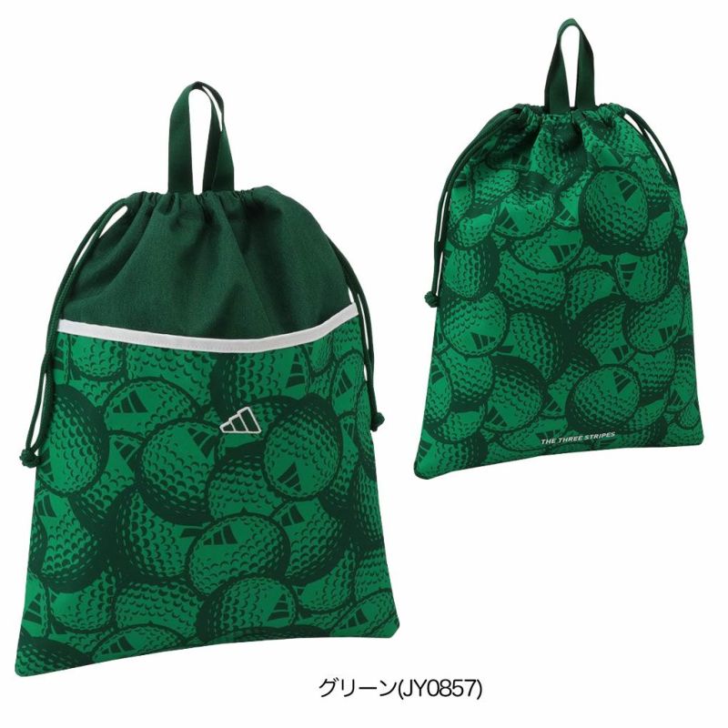 ゴルフバッグ　シューズケース アディダス ゴルフボールグラフィック シューズ ケース RF038 シューズ