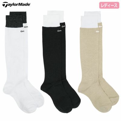 テーラーメイド ウィメンズ ハイソックス UN589 レディース 靴下 ゴルフ ゴルフウェア 2025春夏モデル TaylorMade 日本正規品