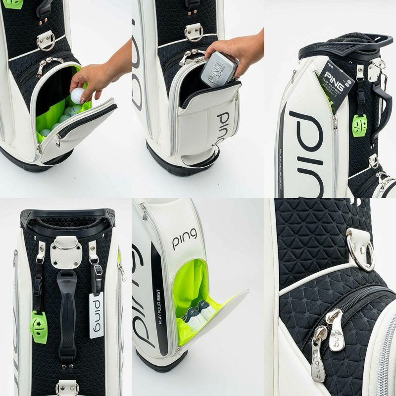 ピンPINGCB-L2501クールキャディバッグ9.0型レディース5分割トップカートバッグゴルフ2025年モデル日本正規品