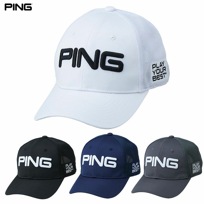PINGピンHW-U2502メッシュキャップメンズゴルフキャップ帽子2025年モデル日本正規品