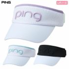 PINGピンHW-L2507カジュアルバイザーレディースゴルフキャップ帽子2025年モデル日本正規品