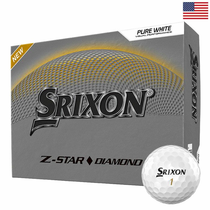 スリクソンSRIXON25Z-STARDIAMONDボールウレタンカバー3ピース1ダース12球入りSRIXONUSA直輸入品2025年モデル