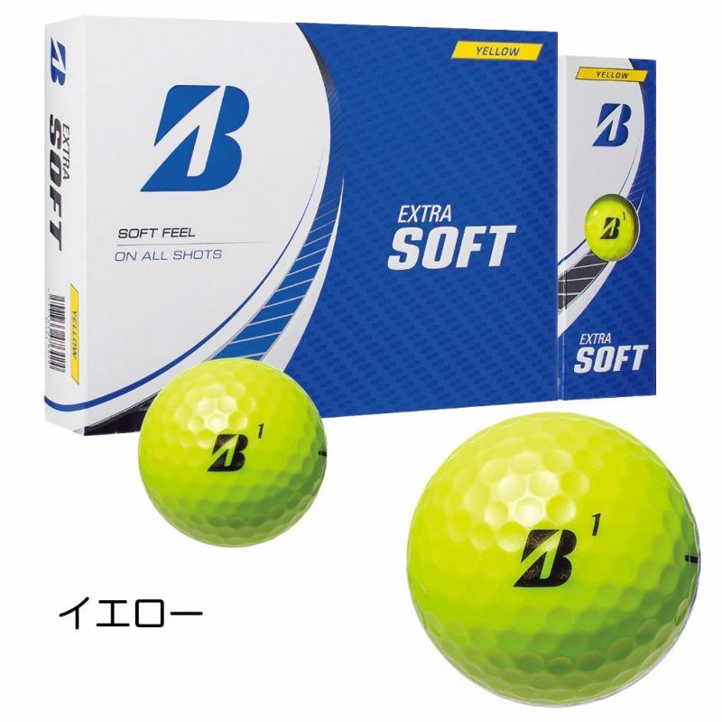 BSブリヂストンゴルフEXTRASOFTゴルフボール1ダース(12球入)エクストラソフト2025年モデルBRIDGESTONEGOLF日本正規品