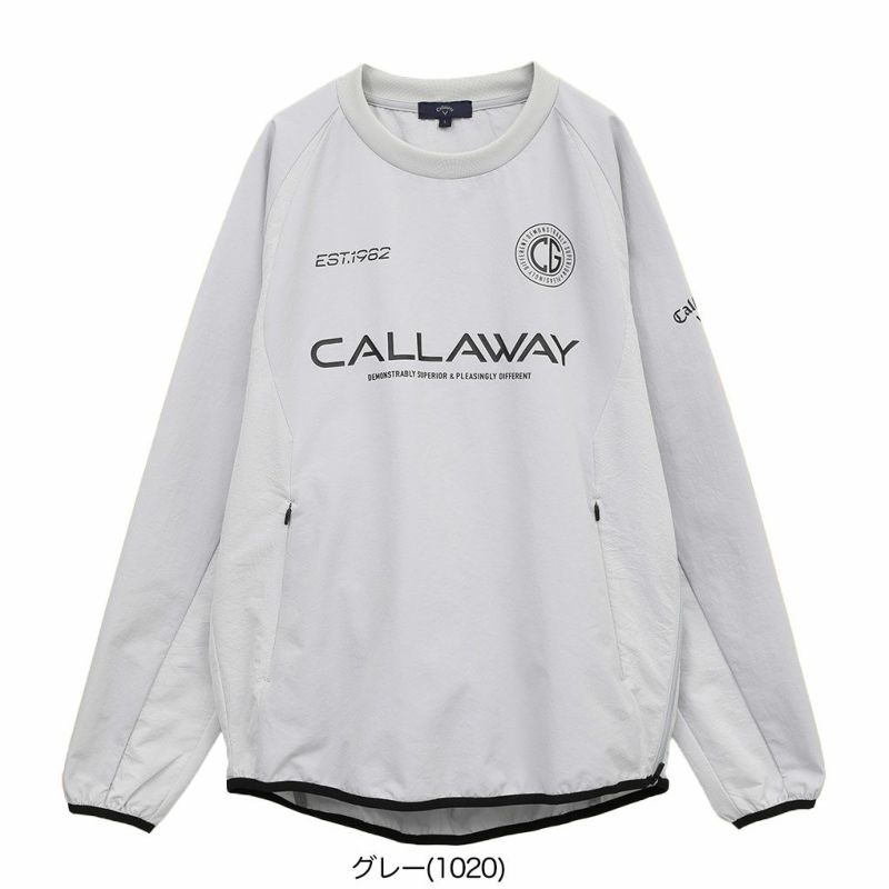 キャロウェイ8WAYストレッチクルーネックブルゾンC25115101メンズCallawayゴルフウェア2025春夏モデル日本正規品