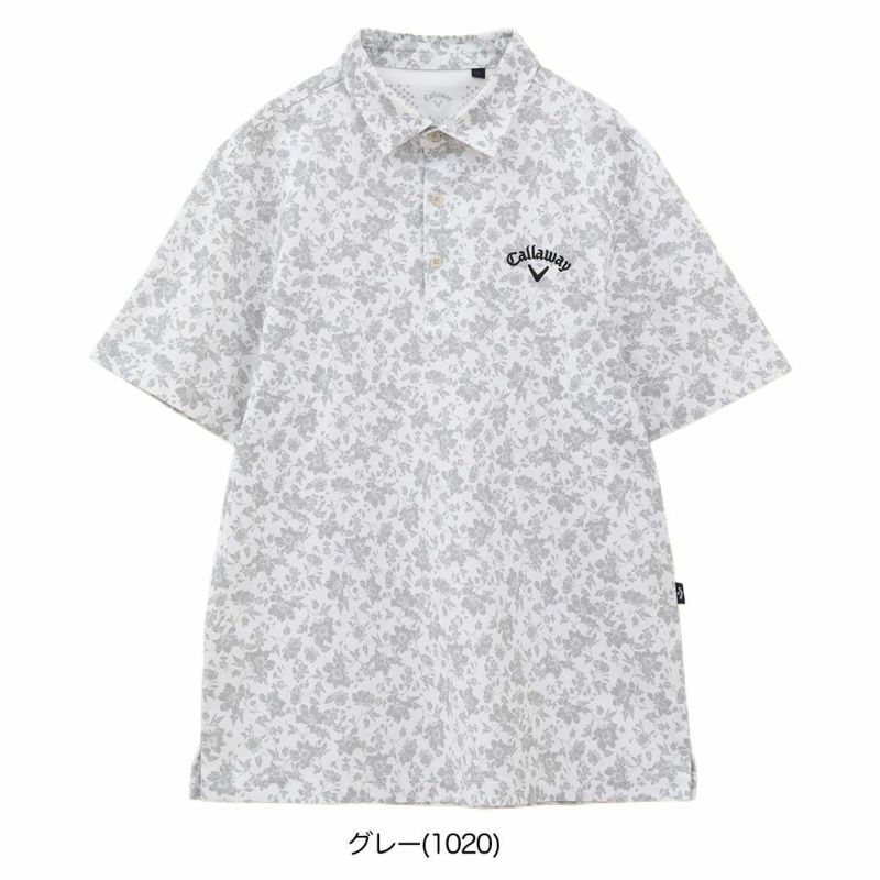 キャロウェイフラワープリントカノコシャツC25134112メンズゴルフウェア2025春夏モデルCallaway日本正規品