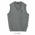 キャロウェイヘリンボーンVネックニットベストC25119100メンズゴルフウェア2025春夏モデルCallaway日本正規品