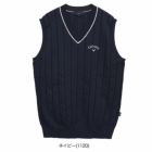 キャロウェイヘリンボーンVネックニットベストC25119100メンズゴルフウェア2025春夏モデルCallaway日本正規品
