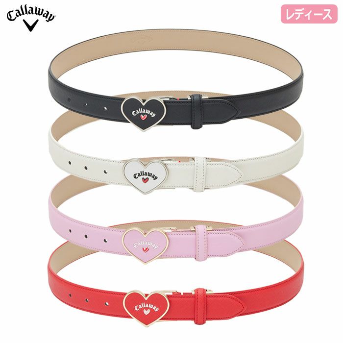 キャロウェイラブキャロウェイハート型バックルベルトWOMENSC25192206レディースゴルフウェアゴルフ2025春夏モデル日本正規品