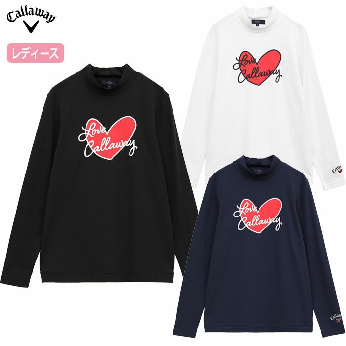 キャロウェイラブキャロウェイ長袖モックネックシャツWOMENSC25133220レディースゴルフウェア2025春夏モデルCallaway日本正規品