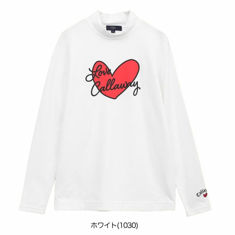 キャロウェイラブキャロウェイ長袖モックネックシャツWOMENSC25133220レディースゴルフウェア2025春夏モデルCallaway日本正規品