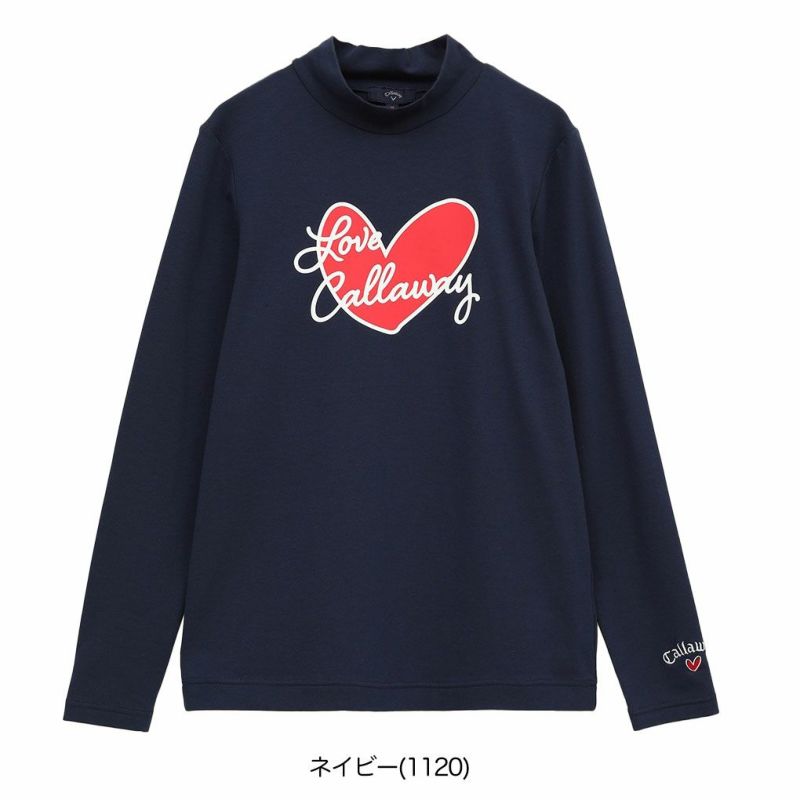 キャロウェイラブキャロウェイ長袖モックネックシャツWOMENSC25133220レディースゴルフウェア2025春夏モデルCallaway日本正規品