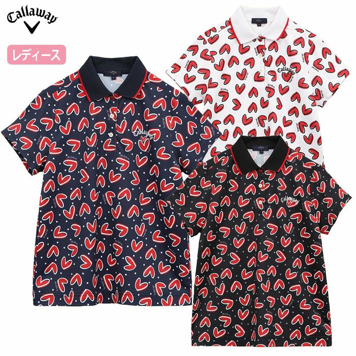 キャロウェイラブキャロウェイ半袖ポロシャツWOMENSC25134221レディースゴルフウェア2025春夏モデルCallaway日本正規品
