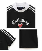 キャロウェイラブキャロウェイ半袖モックネックシャツC25134222レディースゴルフウェア2025春夏モデルCallaway日本正規品