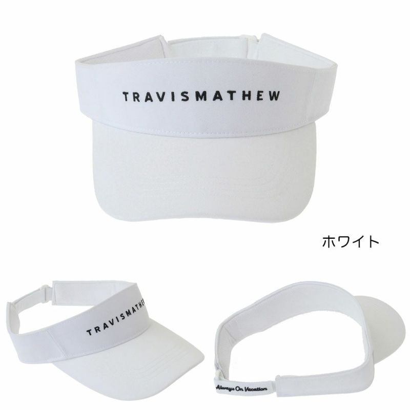 トラヴィスマシューベーシックロゴバイザー7AL945メンズ帽子ゴルフキャップTravisMathew2025春夏モデル日本正規品