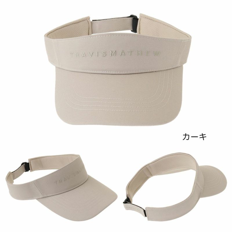 トラヴィスマシューベーシックロゴバイザー7AL945メンズ帽子ゴルフキャップTravisMathew2025春夏モデル日本正規品