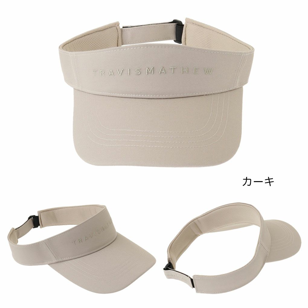 トラヴィスマシューベーシックロゴバイザー7AL945メンズ帽子ゴルフキャップTravisMathew2025春夏モデル日本正規品