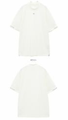 トラヴィスマシューソフトタッチ ロゴプリント半袖モックネック7AL014メンズゴルフウェアトップスTravisMathew2025春夏モデル日本正規品