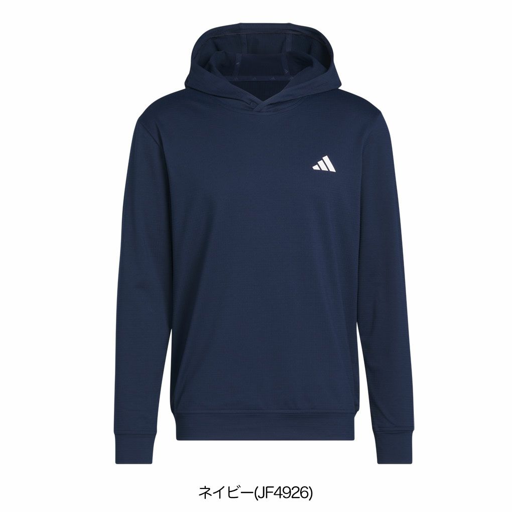 アディダスストレッチスウエット長袖フーディーKUH71メンズゴルフウェアトップス2025春夏モデルadidas日本正規品