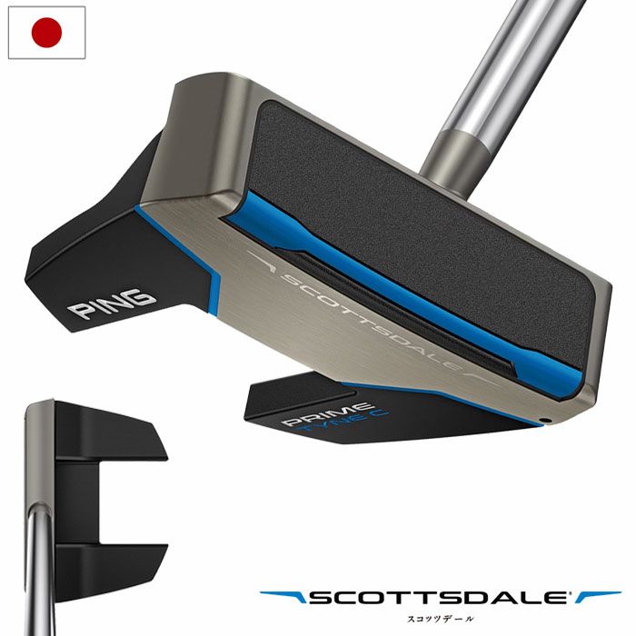 PINGピンSCOTTSDALEANSERPRIMETYNECパターメンズ右用SuperStroke/PP58スコッツデール日本正規品2025年モデル
