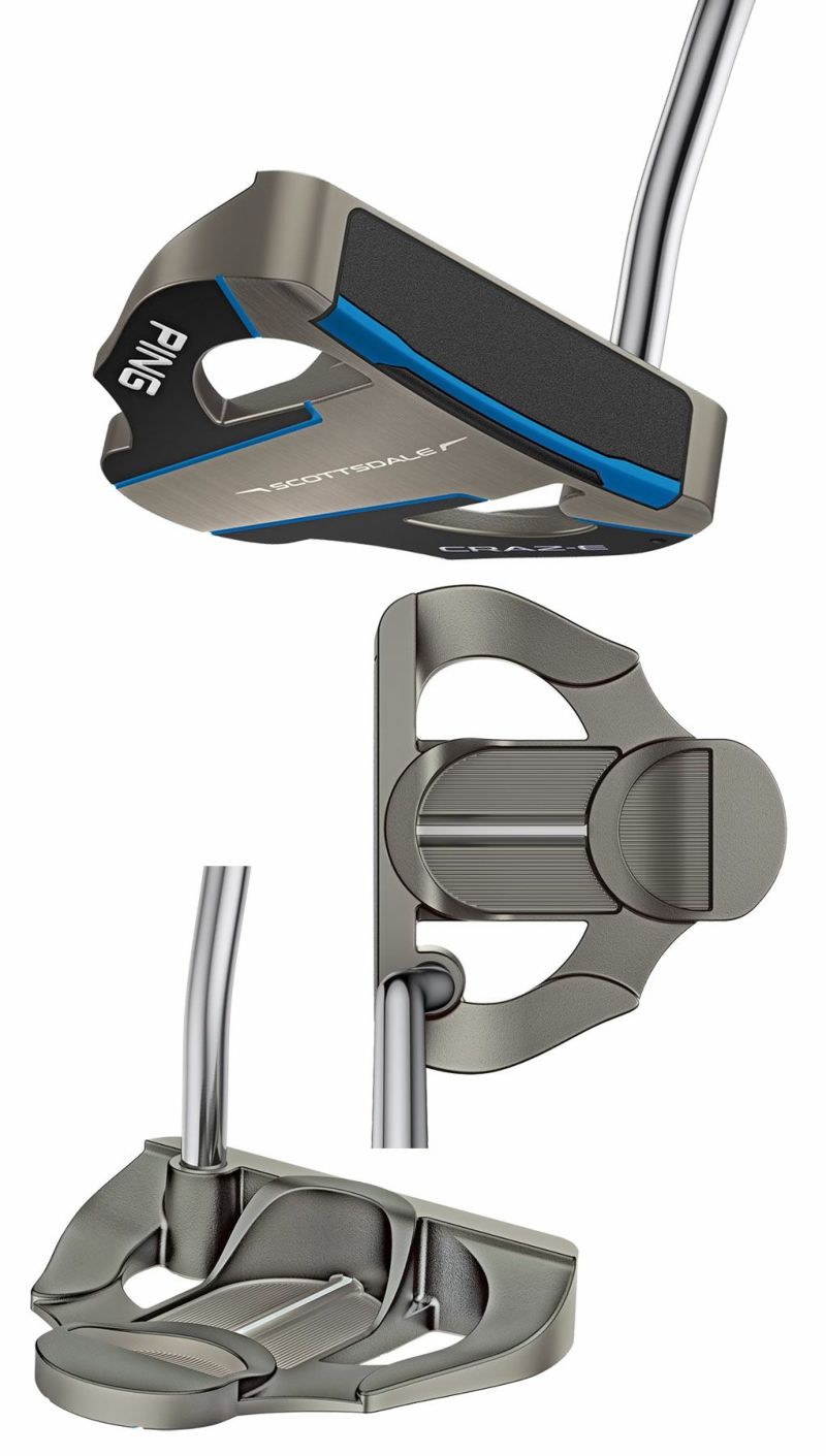 PINGピンSCOTTSDALEANSERCRAZ-ECB中尺パターメンズ右用SuperStroke/PP58スコッツデール日本正規品2025年モデル