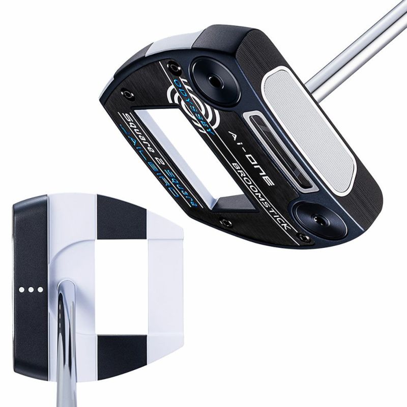 オデッセイAI-ONESQUARE2SQUAREJAILBIRDBROOMSTICKパター長尺メンズ右用STROKELAB180スチール2025年モデルODYSSEY日本正規品