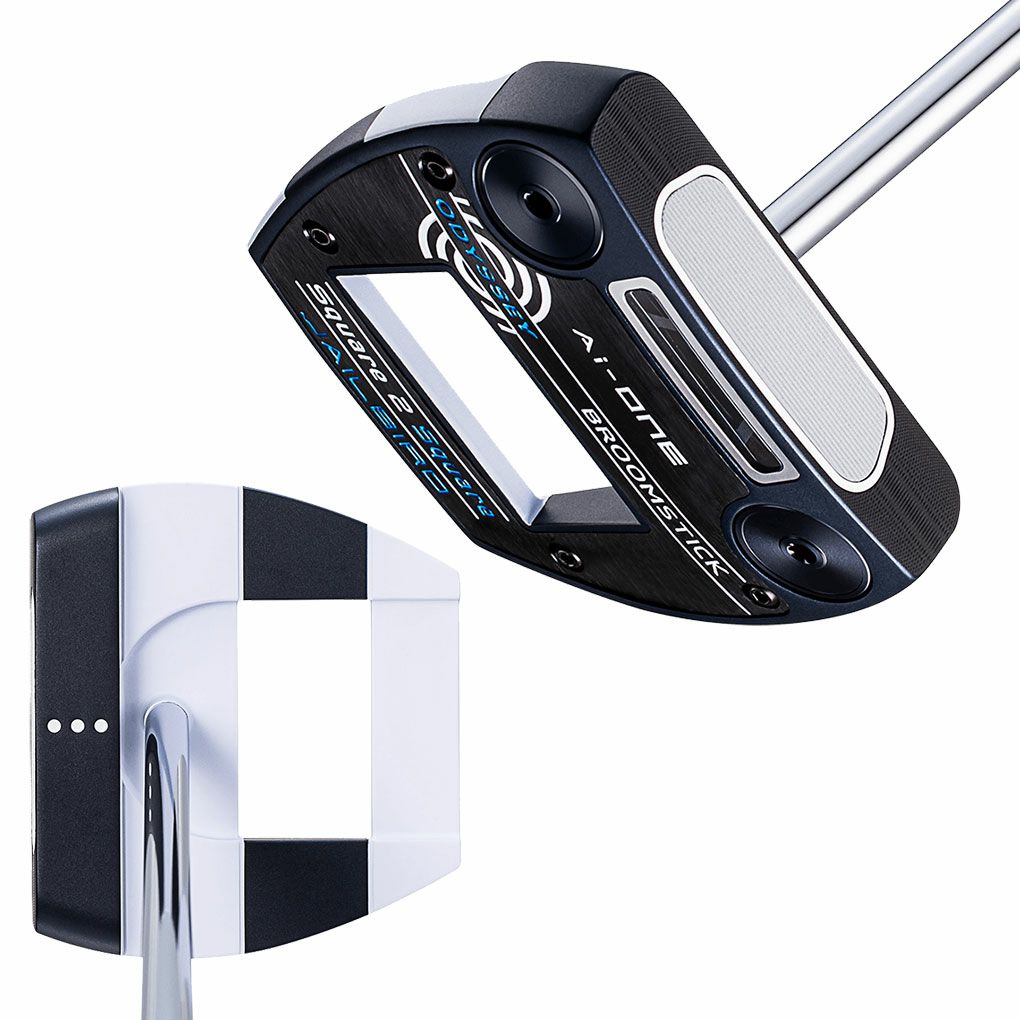 オデッセイAI-ONESQUARE2SQUAREJAILBIRDBROOMSTICKパター長尺メンズ右用STROKELAB180スチール2025年モデルODYSSEY日本正規品