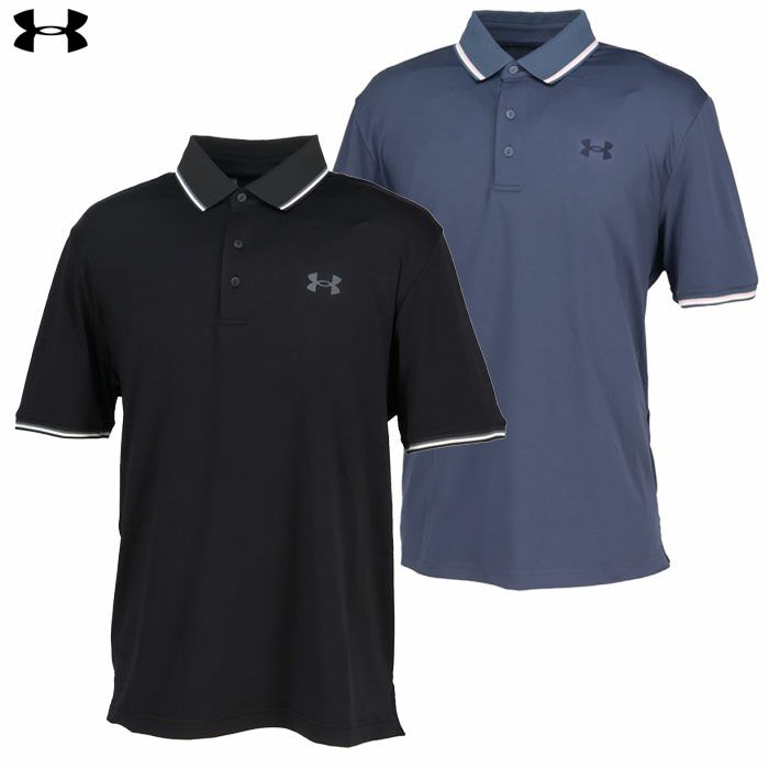 アンダーアーマUAプレーオフ3.0リブポロ1388156メンズゴルフウェアゴルフUNDERARMOUR2025春夏モデル日本正規品