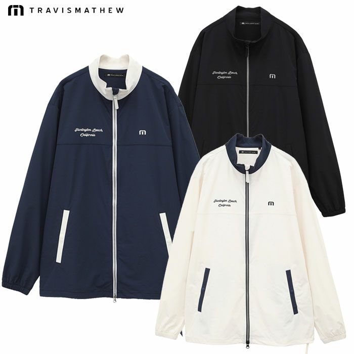 トラヴィスマシュースタンドカラージップジャケット7AL002メンズゴルフウェアトップスTravisMathew2025春夏モデル日本正規品