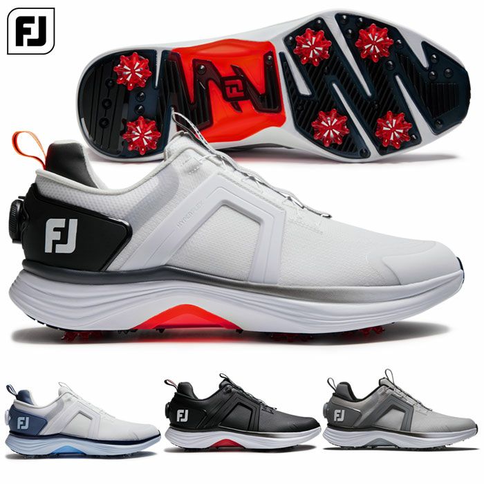 フットジョイMEN'SハイパーフレックスBOAゴルフシューズスパイクレスメンズ靴FOOTJOY2025年モデル日本正規品