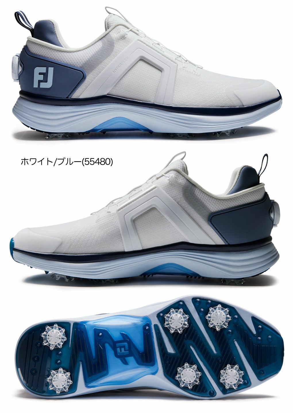 フットジョイMEN'SハイパーフレックスBOAゴルフシューズスパイクレスメンズ靴FOOTJOY2025年モデル日本正規品
