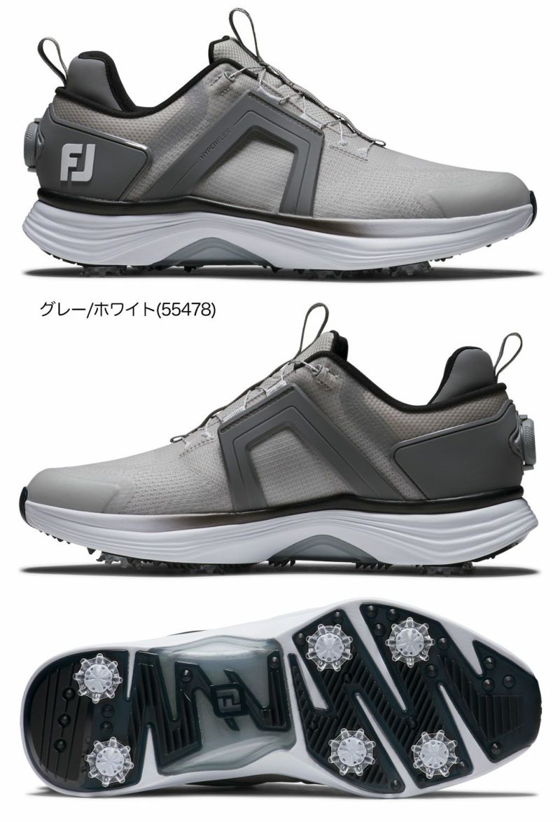 フットジョイMEN'SハイパーフレックスBOAゴルフシューズスパイクレスメンズ靴FOOTJOY2025年モデル日本正規品